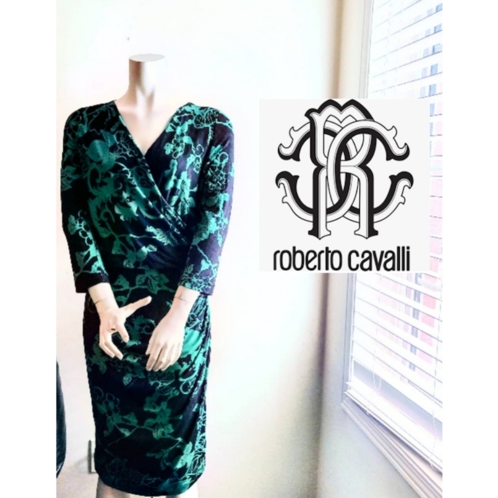 🐆 Authentic Roberto Cavalli CLASS Leop dress 👗🐆